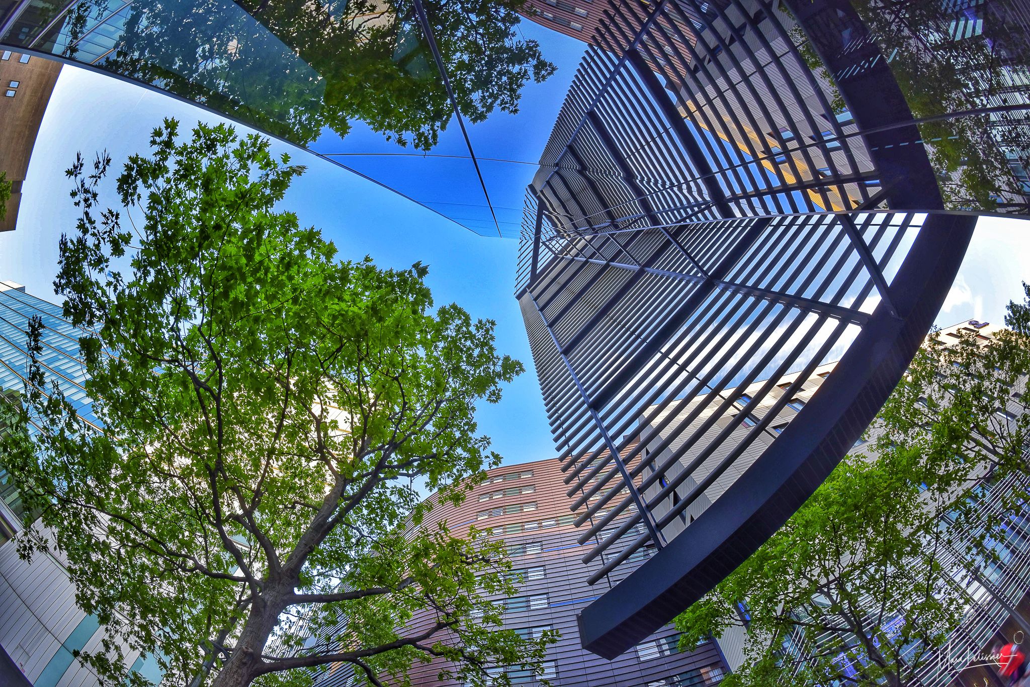 Between the buildings, London, United Kingdom