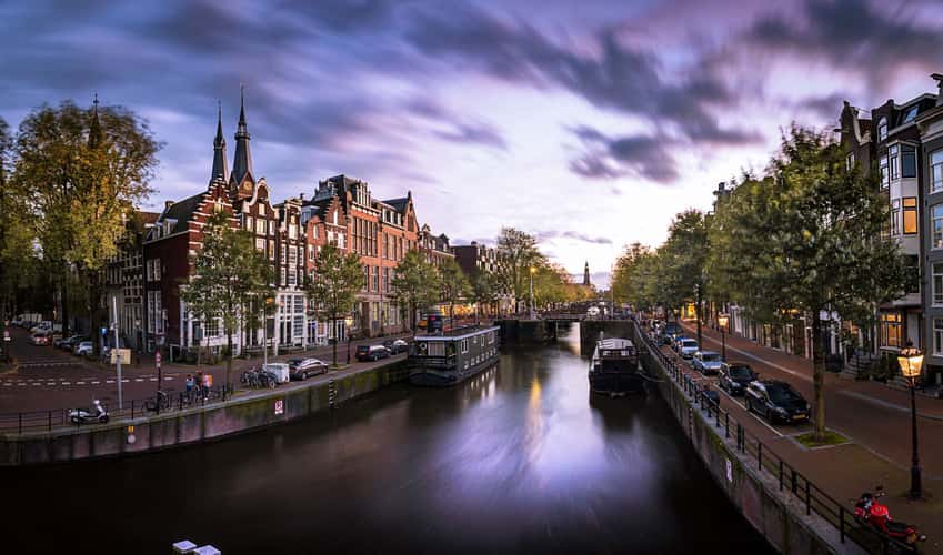 Canal in Amsterdam