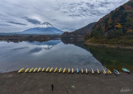 Mt Fuji from Lake Shoji