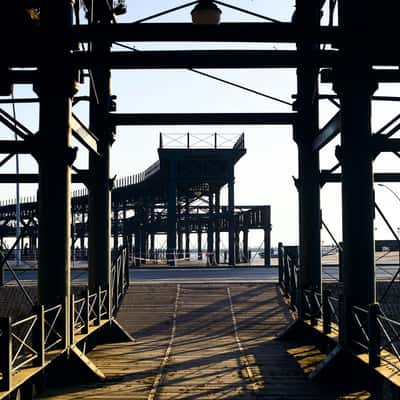 Muelle de mineral de la compañía Riotinto, Spain