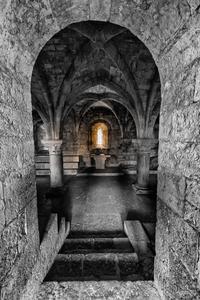 Mystic light in Thoronet abbey