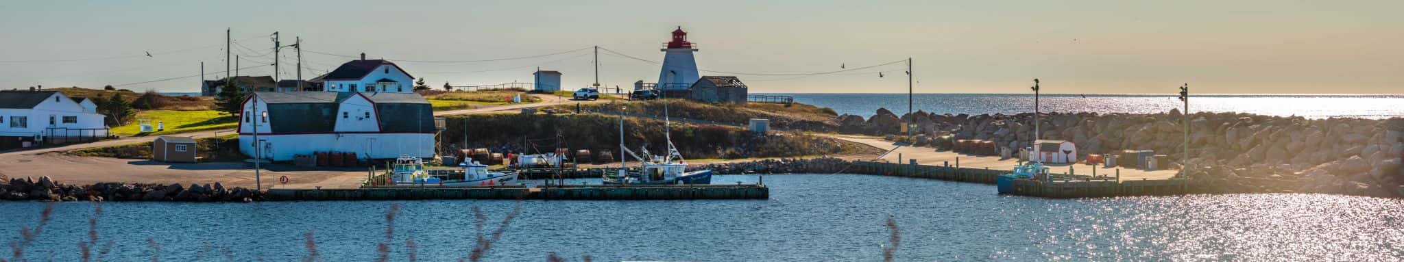 Neils Harbour Lighthouse Cape Brenton Nova Scotia