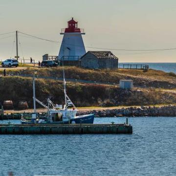 Neils Harbour Lighthouse Cape Brenton Nova Scotia, Canada