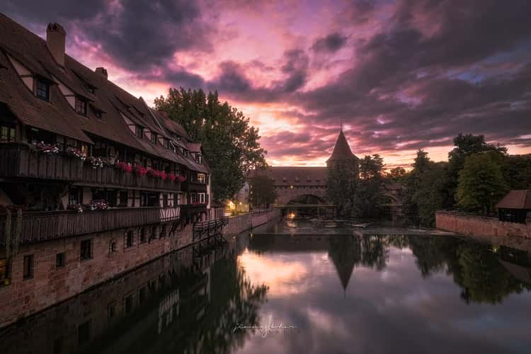 View of Schlayertower, Nuremberg