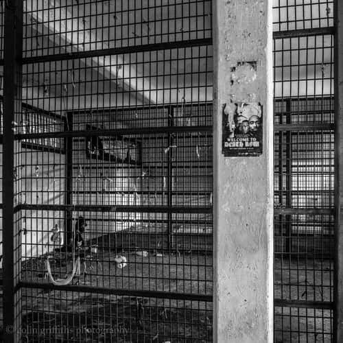 old prison cages