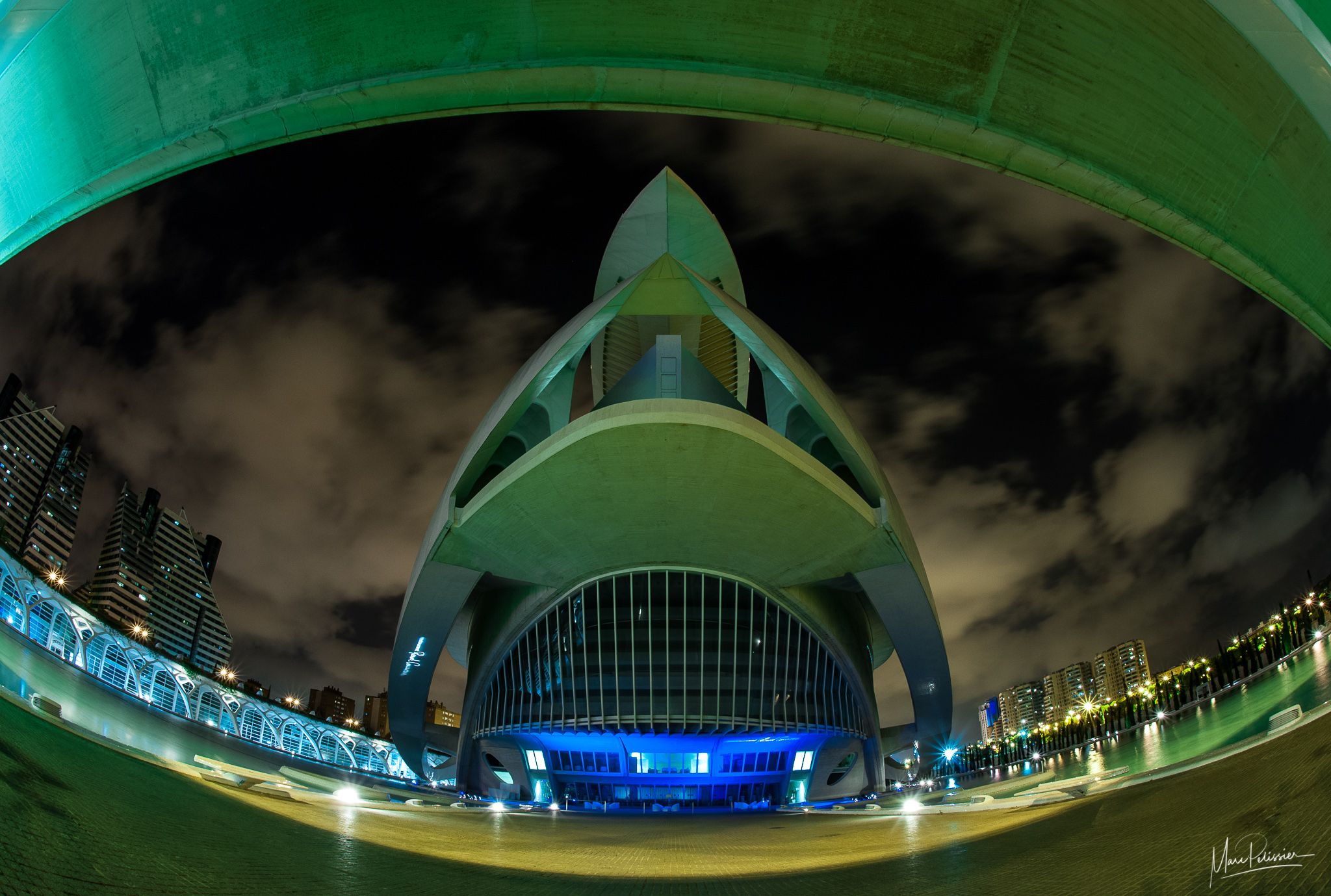 Palace of Arts, front view, Valencia, Spain