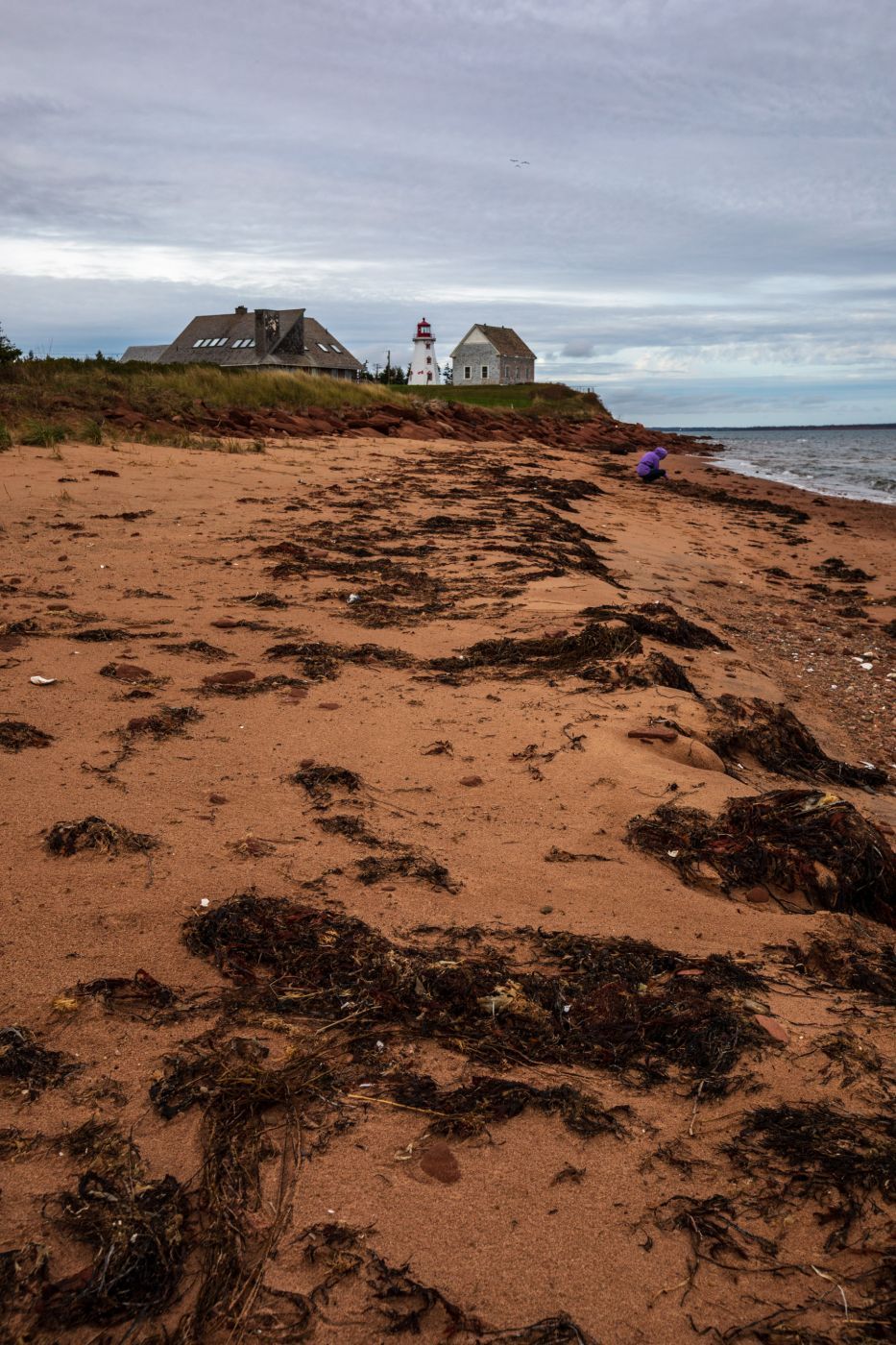 Panmure Island Lighthouse beach Prince Edward Island, Canada