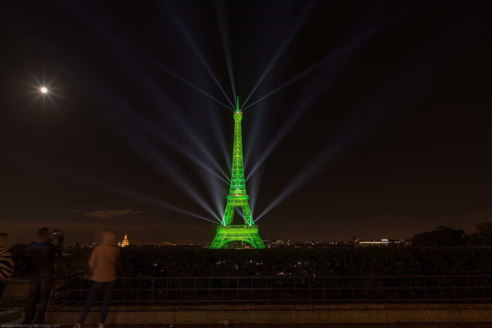 Eiffel Tower from Trocadero, Paris, France