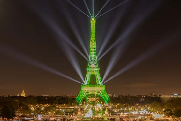 Eiffel Tower from Trocadero, Paris