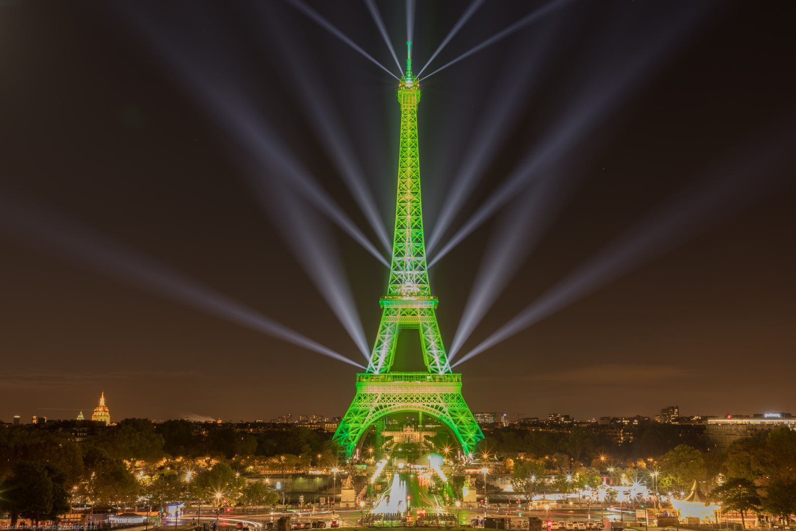 Eiffel Tower from Trocadero, Paris, France