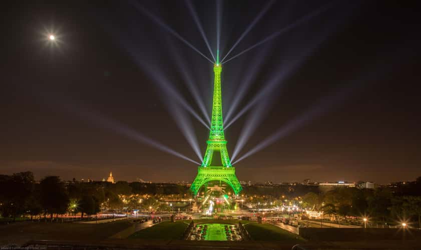Eiffel Tower from Trocadero, Paris