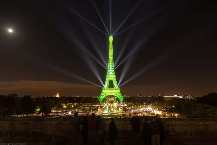 Eiffel Tower from Trocadero, Paris