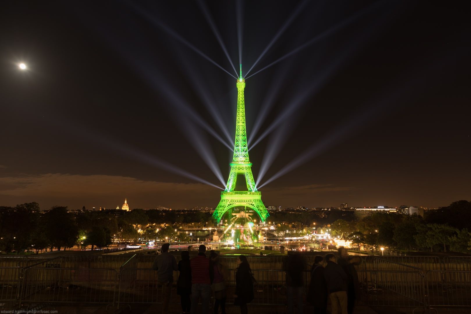 Eiffel Tower from Trocadero, Paris, France