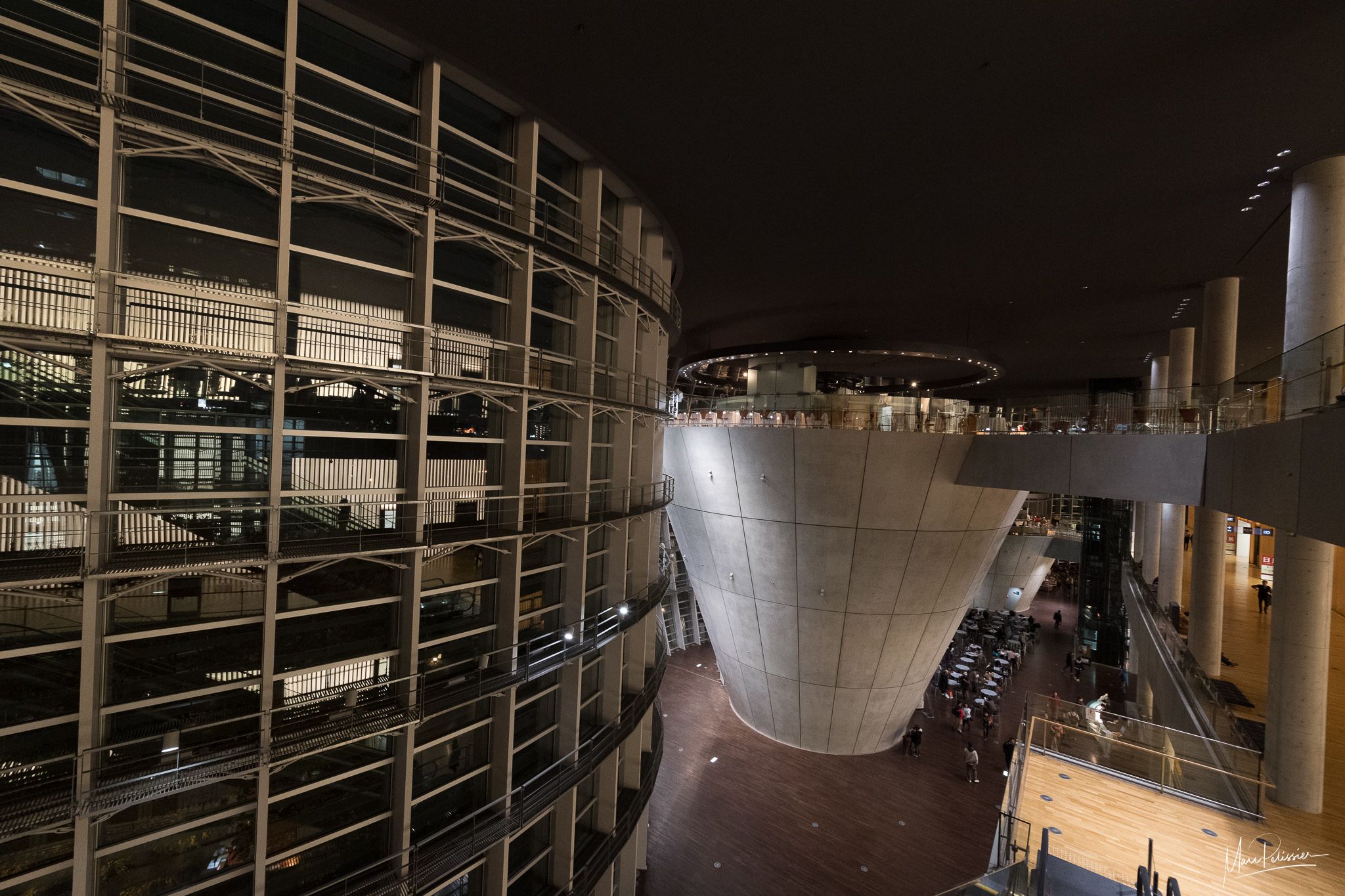 National art center peak architecture, Tokyo, Japan