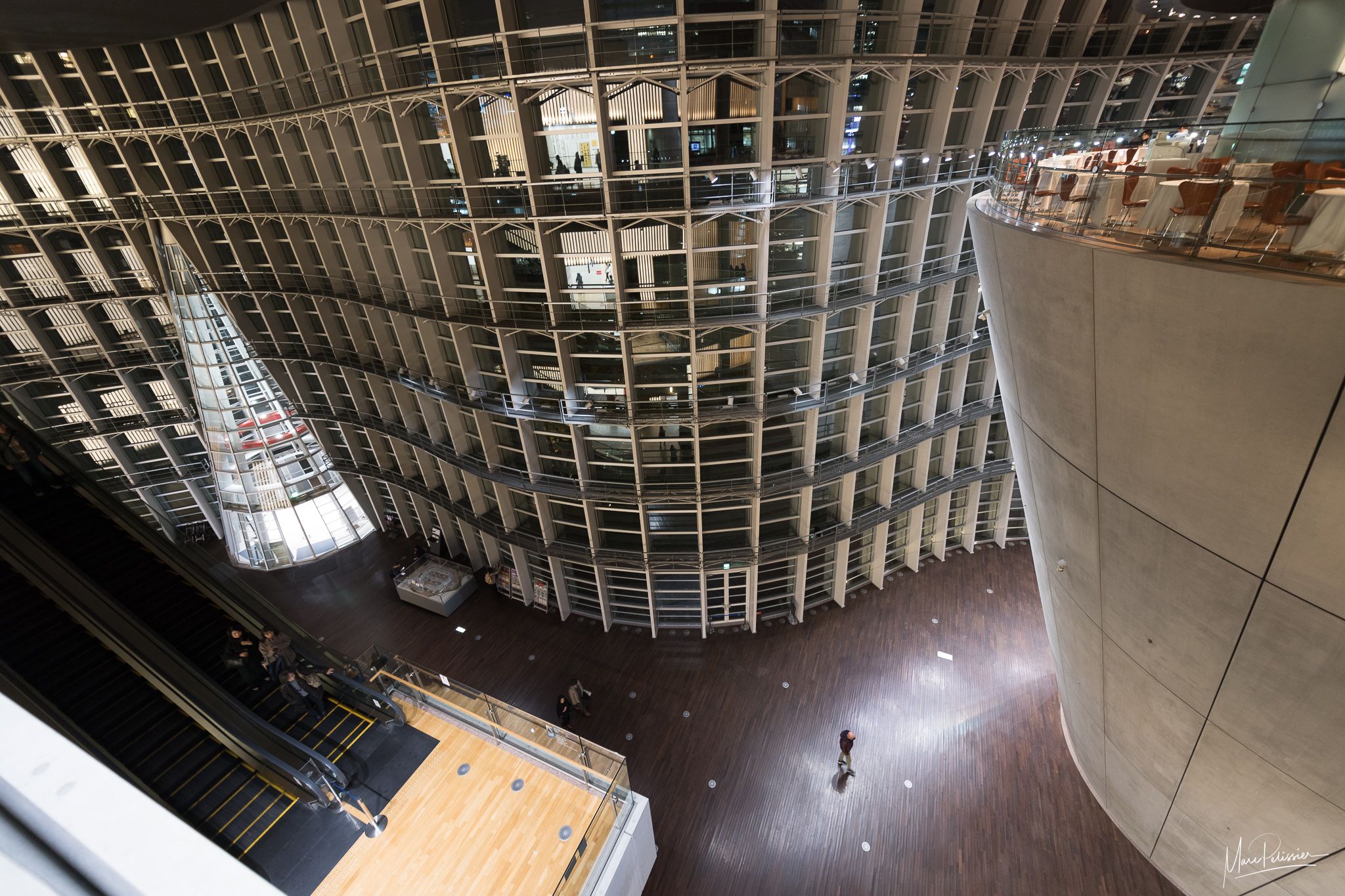 National art center peak architecture, Tokyo, Japan