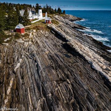 Pemaquid Point Lighthouse [drone], USA