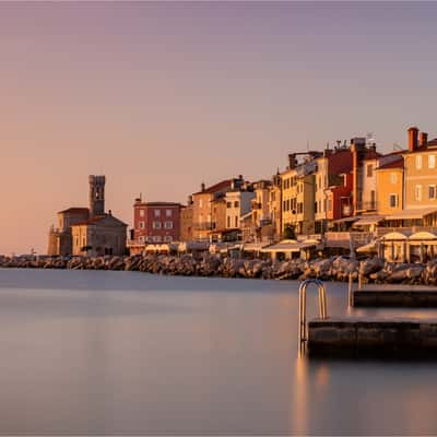 Piran waterfront, Slovenia