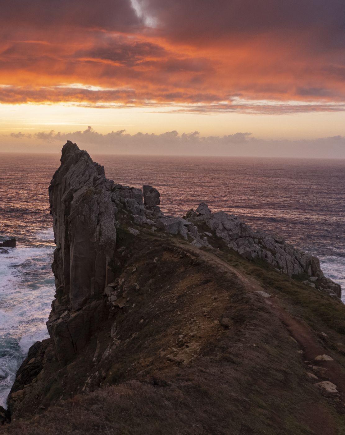Point to West if Pointe Du Brezallac, France