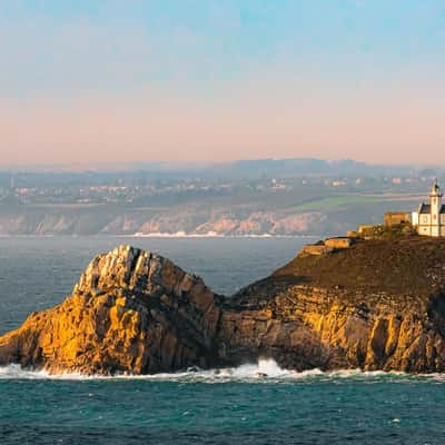 Pointe du Toulinguet catching the last sunlight, France