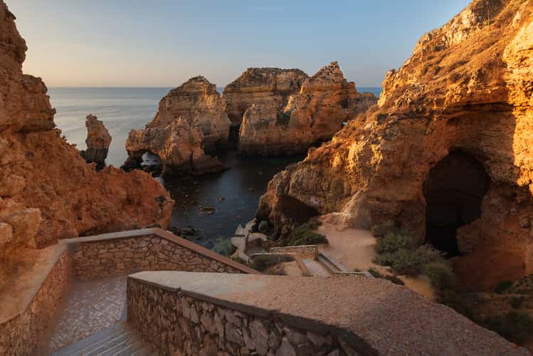 View from the Stairs on Ponta da Piedade, Lagos