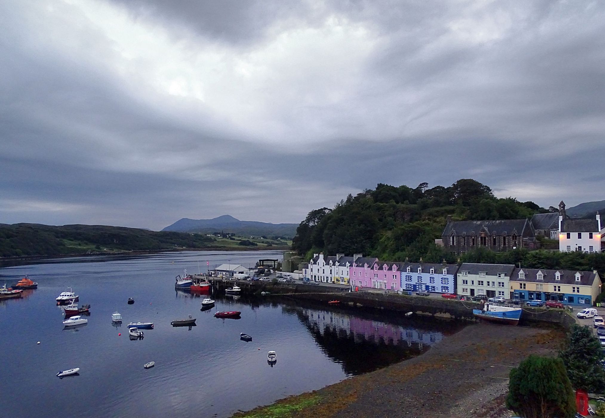 Colorful houses of Portree, Isle of Skye, Scotland, United Kingdom