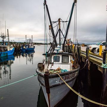 Provincetown Fishing boat wharf Cape Cod, USA