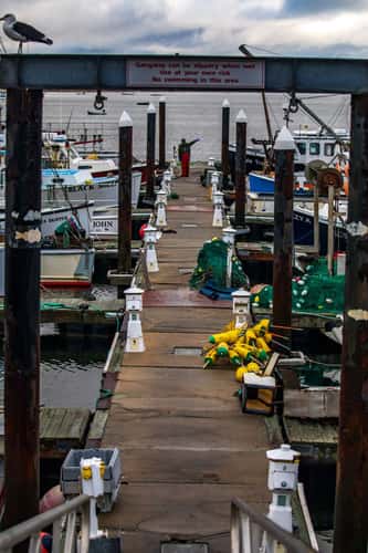 Provincetown Fishing boat wharf Cape Cod
