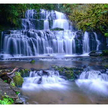 Purakaunui Falls, Southland Region, New Zealand