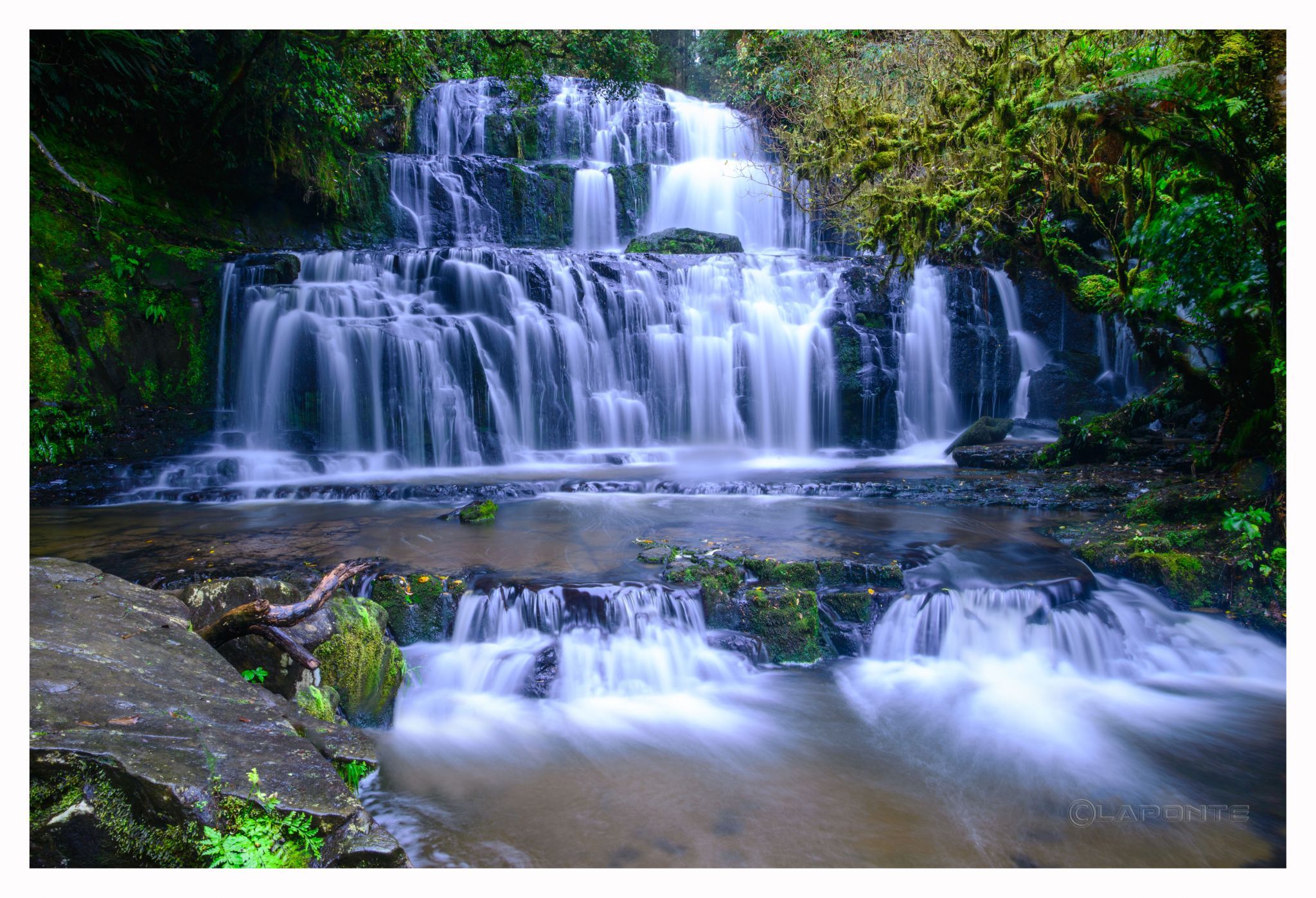 Purakaunui Falls, Southland Region, New Zealand