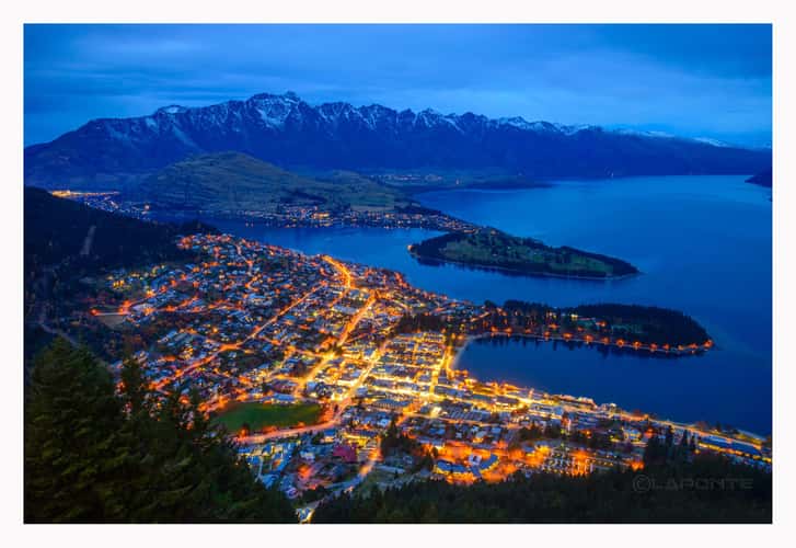 Queenstown NZ from  Bob's Peak/Skyline Gondola