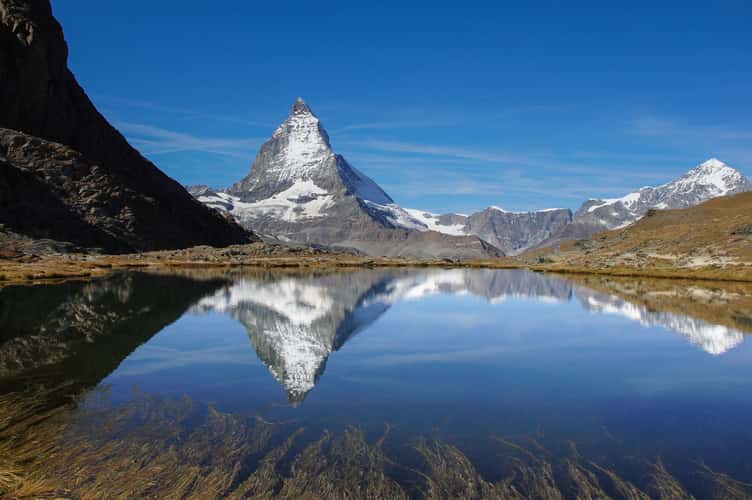Riffelsee with Matterhorn reflection