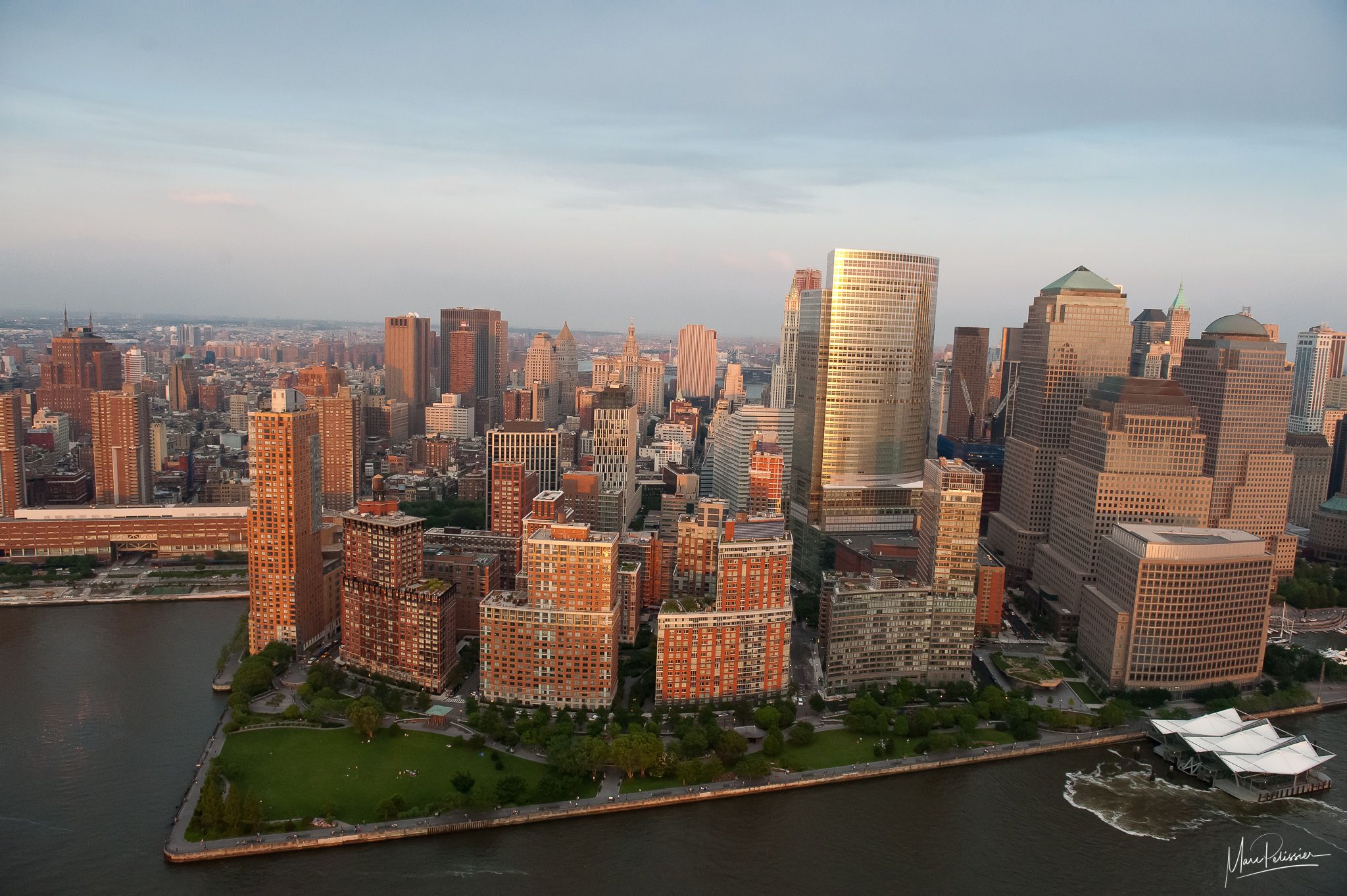 Rockefeller park aeriel, USA