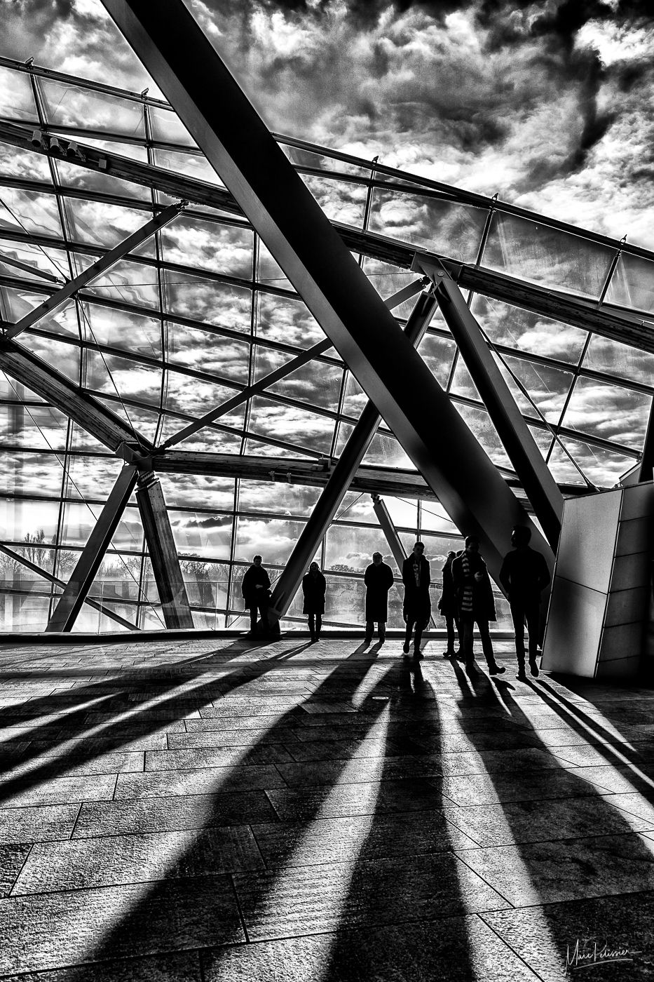Roof top Louis Vuitton Fondation, France