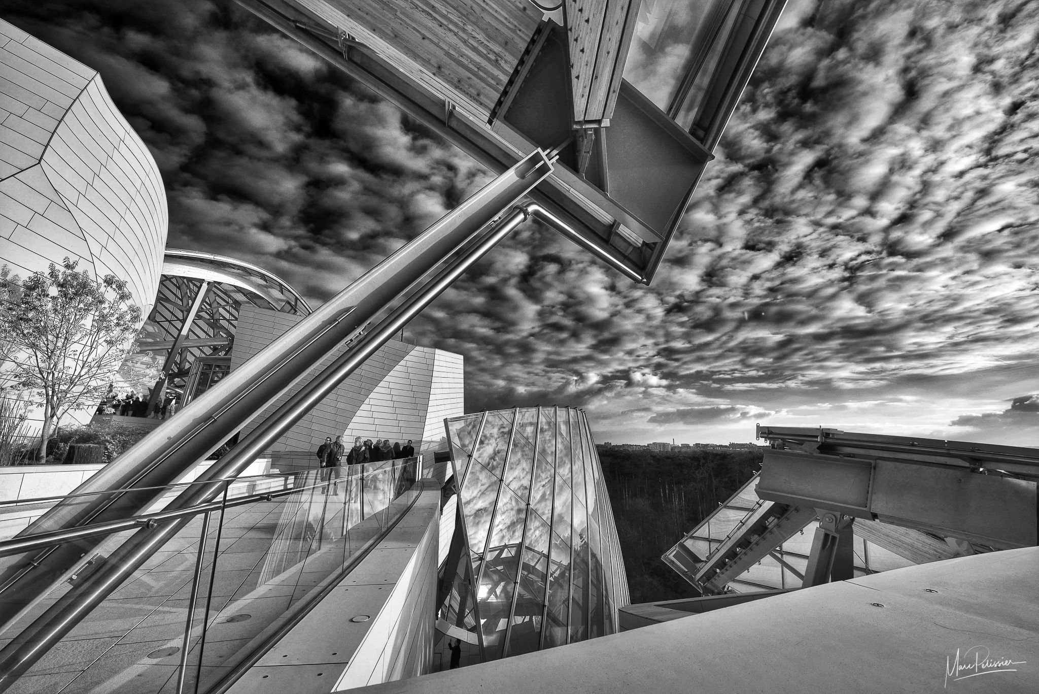Roof top Louis Vuitton Fondation, France