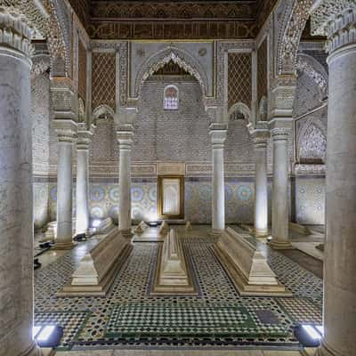 The Saadian tombs, Marrakesh, Morocco