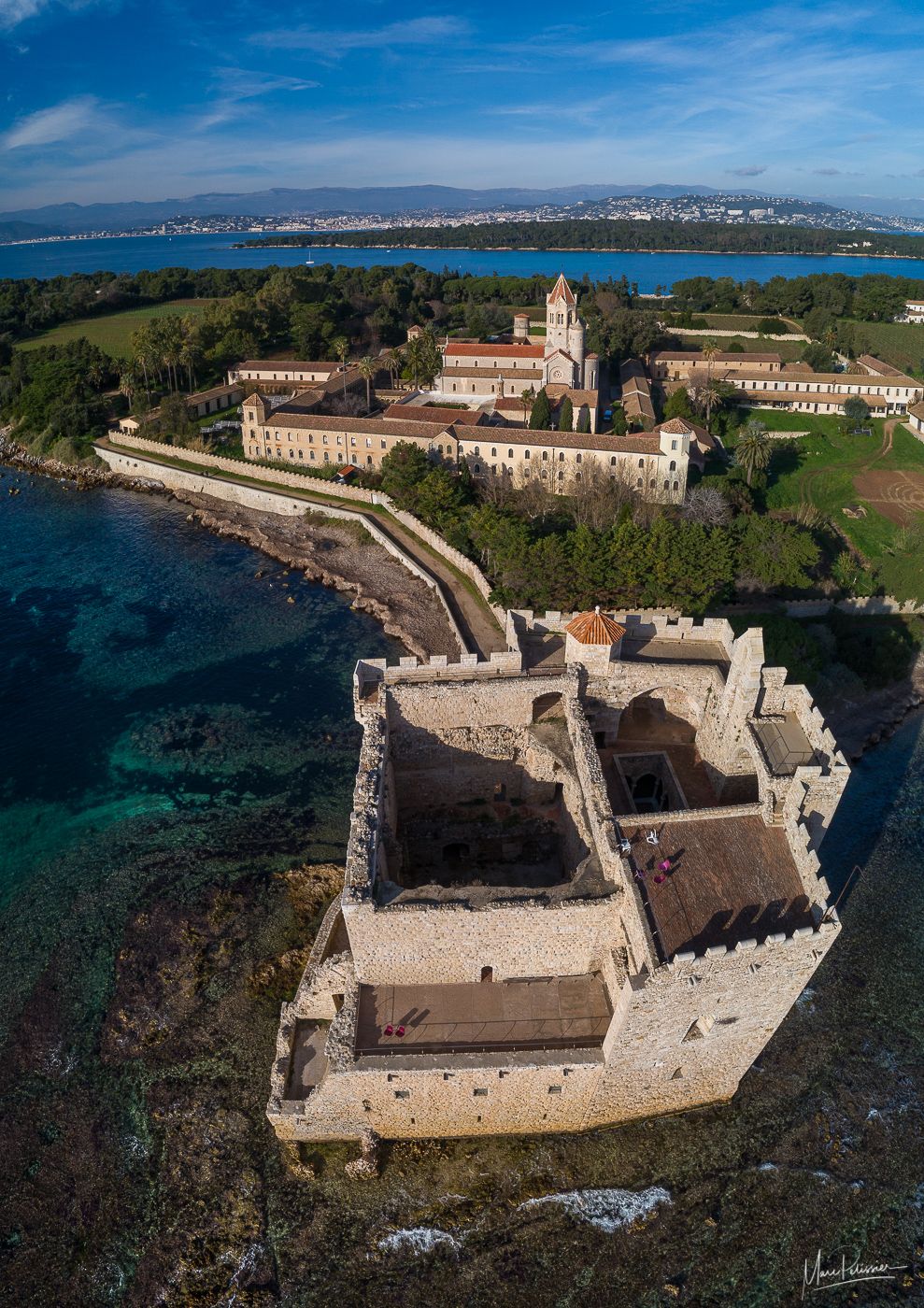 Saint Honorat fortress, Lerins Island, France
