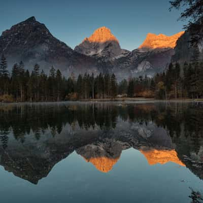 Schiederweiher Reflektion, Austria