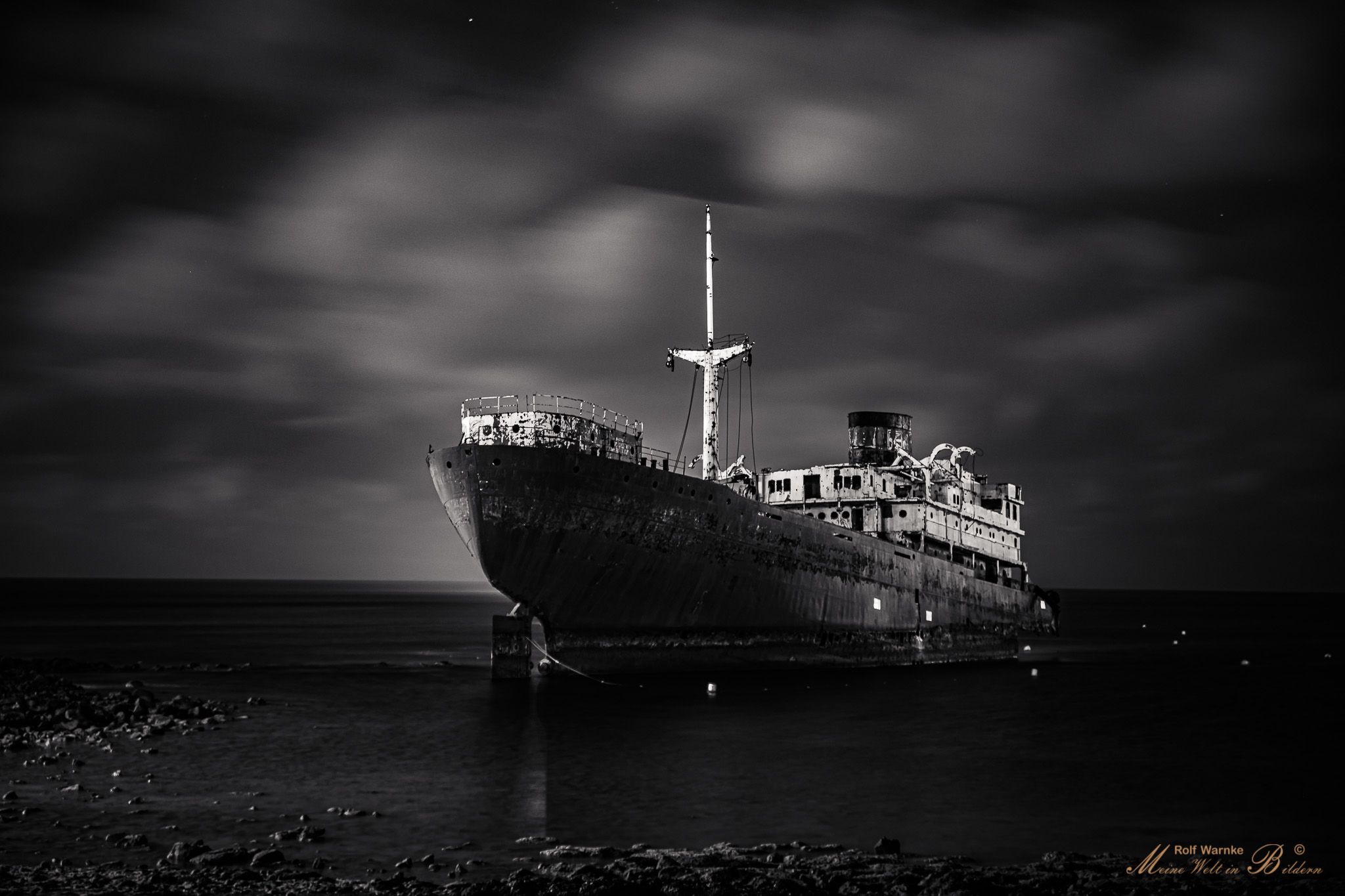 Telamon shipwreck, Arricife,Lanzarote,Spain, Spain
