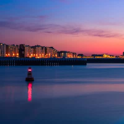 Skyline of Ostend, Belgium