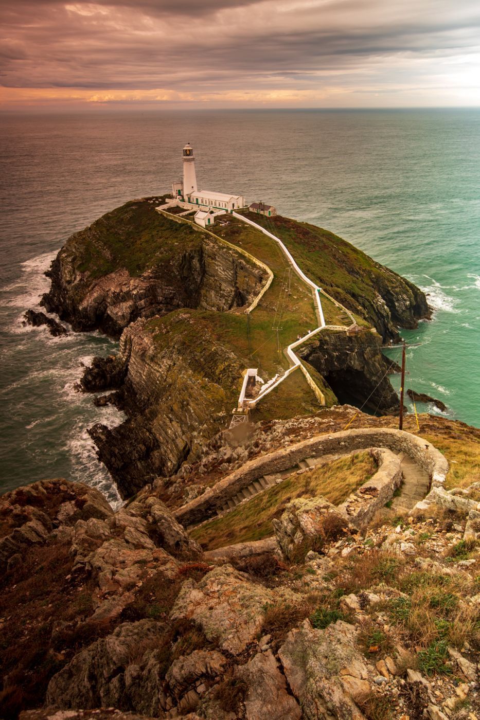 South Stack Lighthouse, Holyhead, Wales, United Kingdom