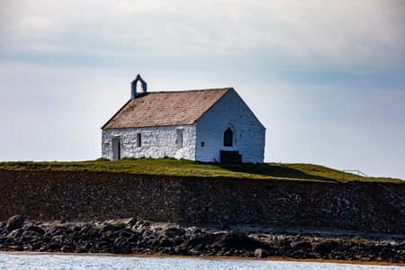 St Cwyfan's Church, Llangwyfan, Wales