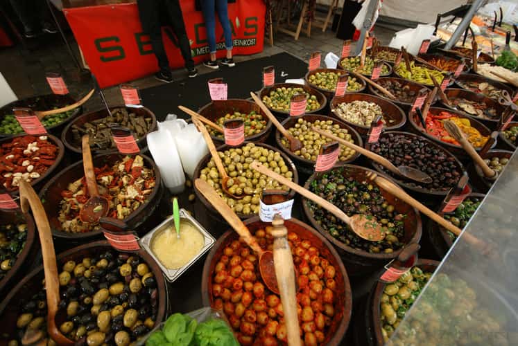 Stalls at the Viktualienmarkt