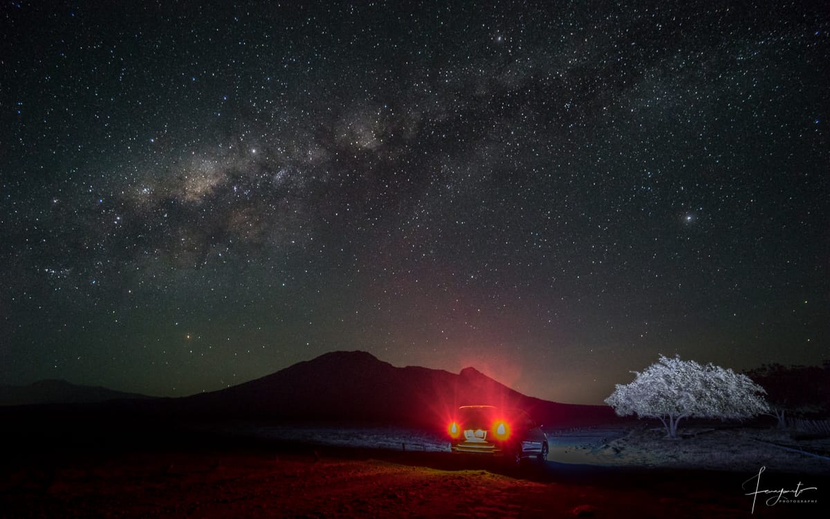 Stargazing at Baluran National Park, Indonesia