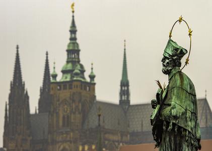 Statue of St. John of Nepomuk, Charles Bridge, Prague
