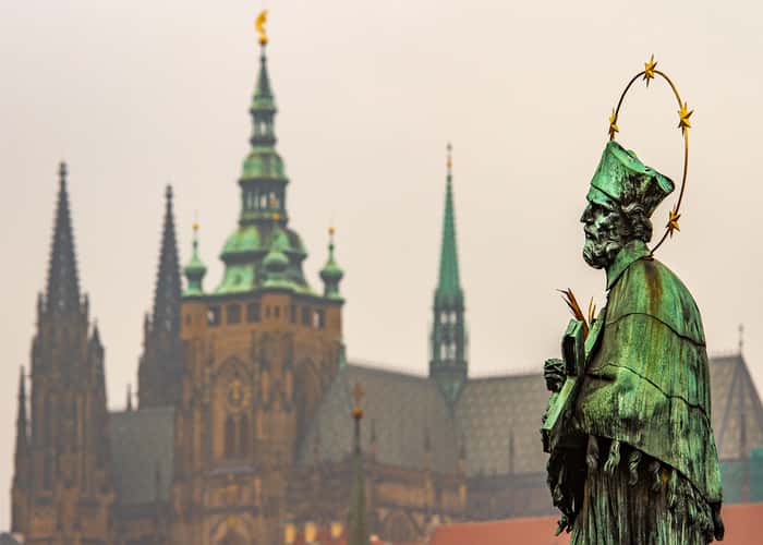 Statue of St. John of Nepomuk, Charles Bridge, Prague