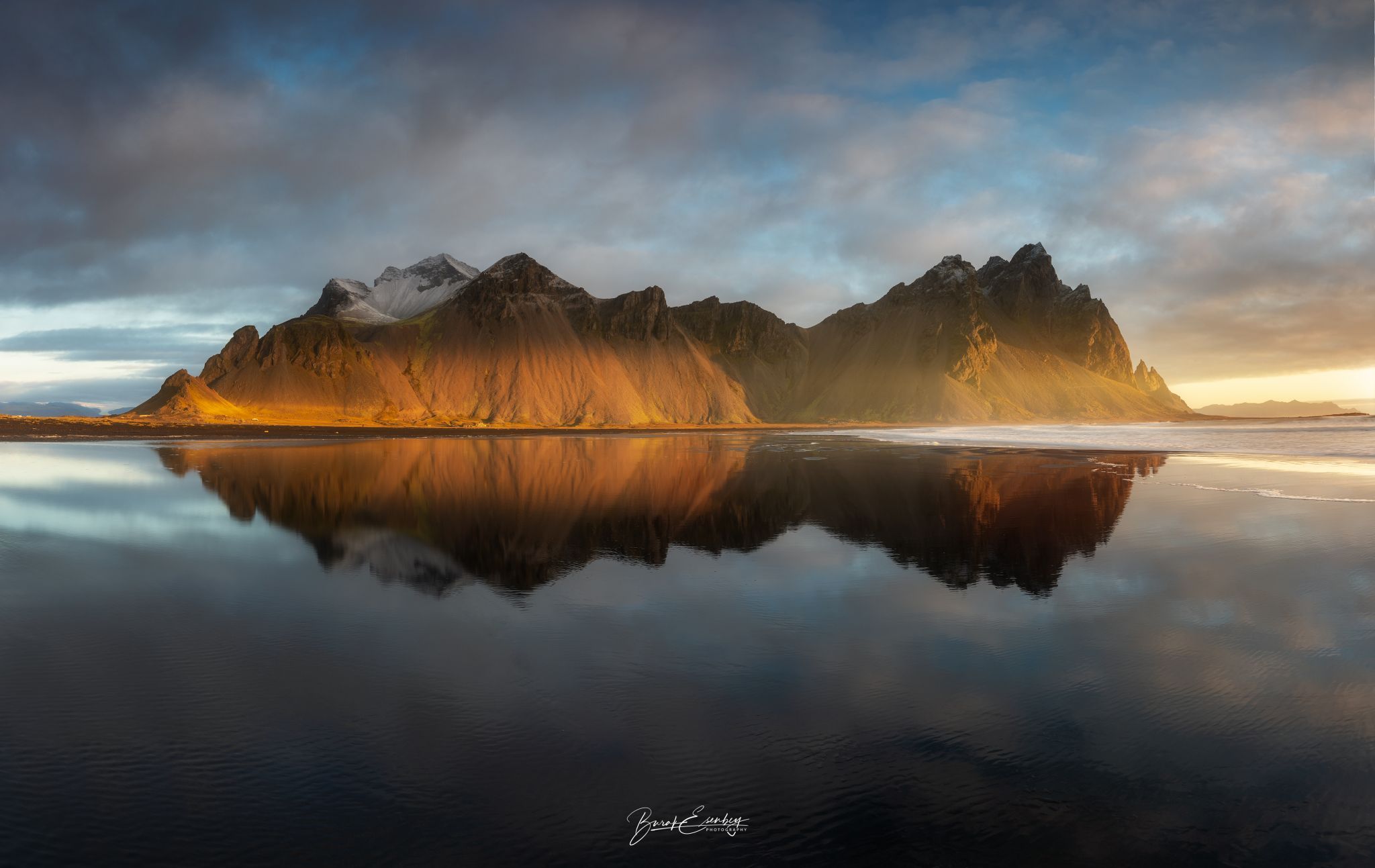 Vestrahorn from the beach, Stokkness, Iceland
