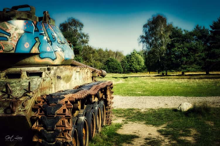 Tank at the nature reserve 'Brander Wald'
