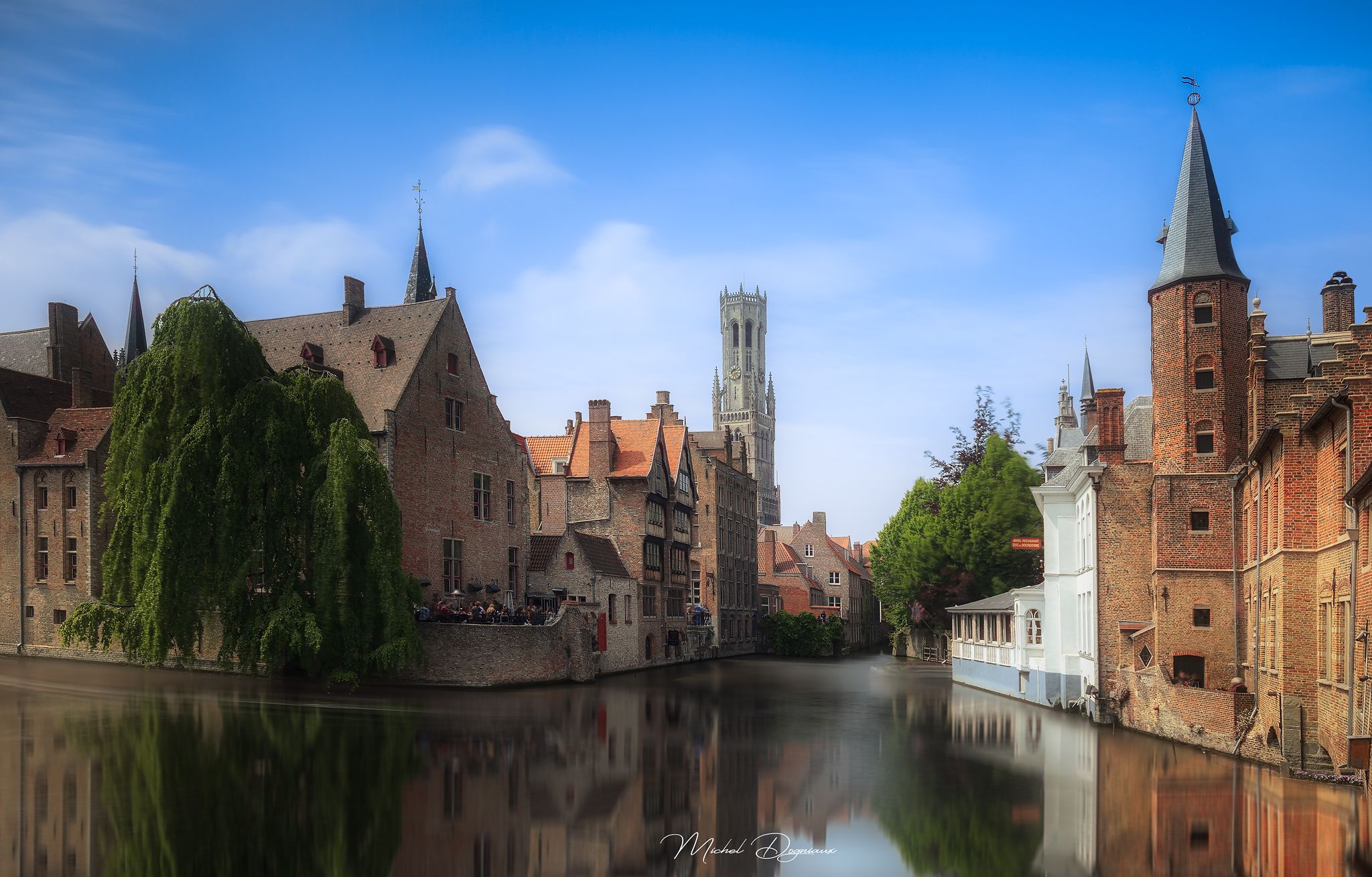 Typical view of Bruges, Belgium