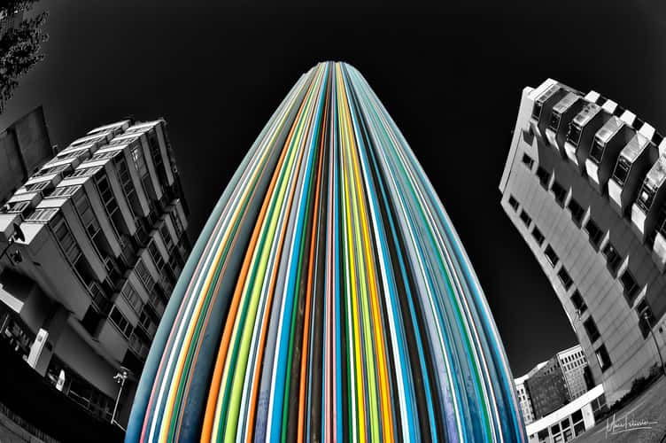 The colored tower