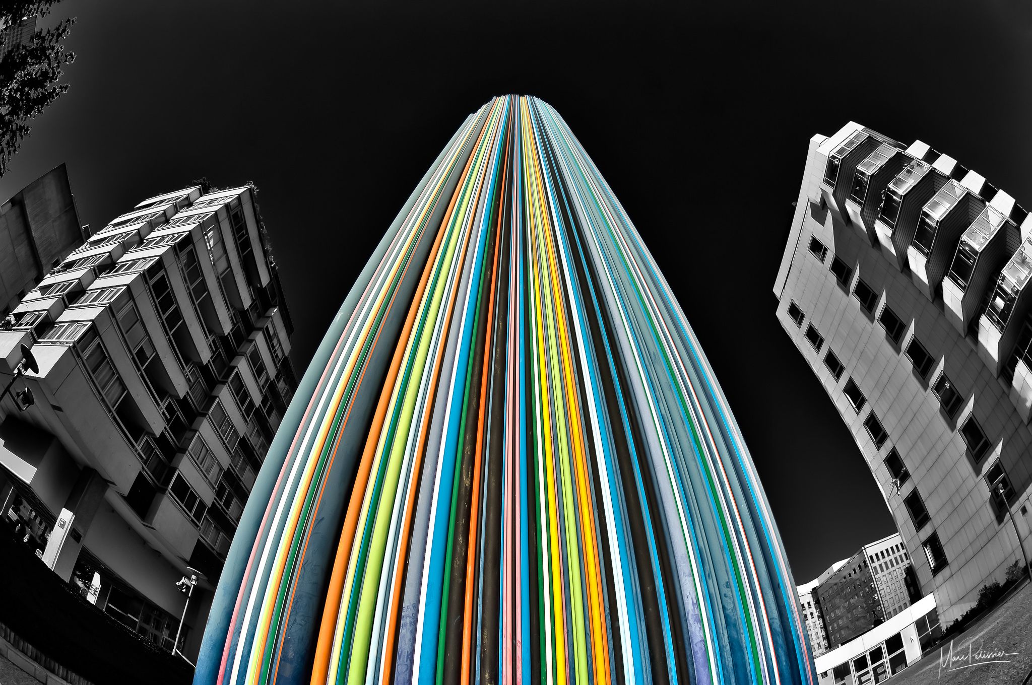 The colored tower, France